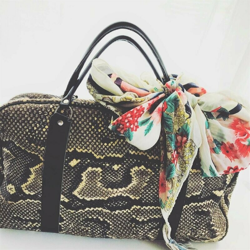Antike  große Python Tasche  um 1900