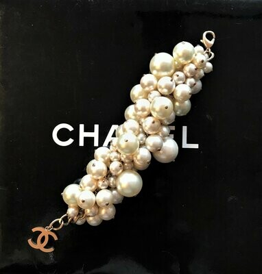 CHANEL Silver/Gold Metall CC Kette, Cluster Ball Armband Sommer 2013
