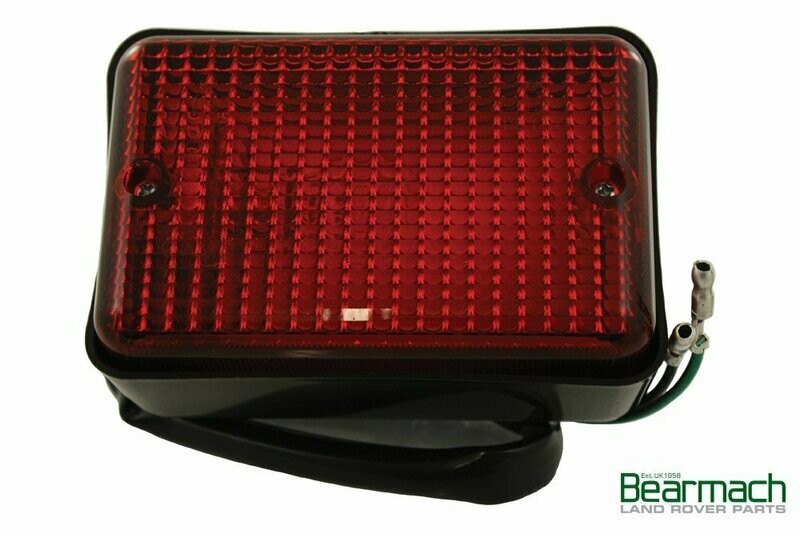 Piloto trasero antiniebla rectangular Land Rover Defender y Land Rover Serie Santana REF PRC7254