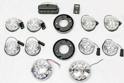 Kit pilotos completo transparentes Led Land Rover Defender REF GL1291