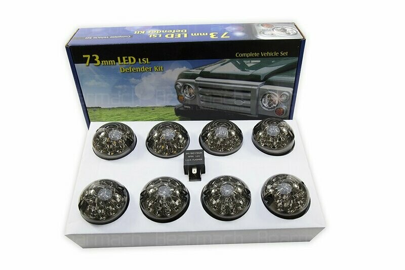 Kit pilotos  73mm Led ahumados Land Rover Defender REF BA 9720BM