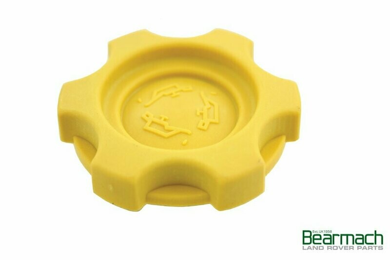 Tapón llenado de aceite Land Rover Defender TD5, Land Rover Discovery 2 TD5,  Land Rover Freelander serie 1 con motor Rover