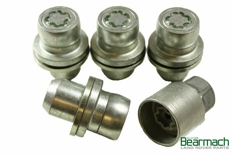 Kit de 5 tuercas antirrobo para llanta de aluminio Range Rover Sport, Land Rover Discovery 3 , Discovery 4 . REF BA 018D