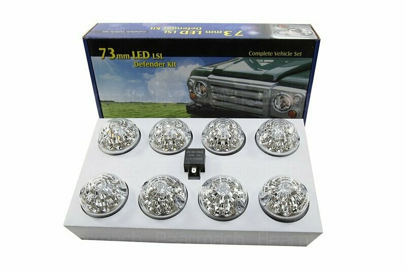 Kit pilotos 73mm en colores Land Rover Defender Led REF BA 9718BM