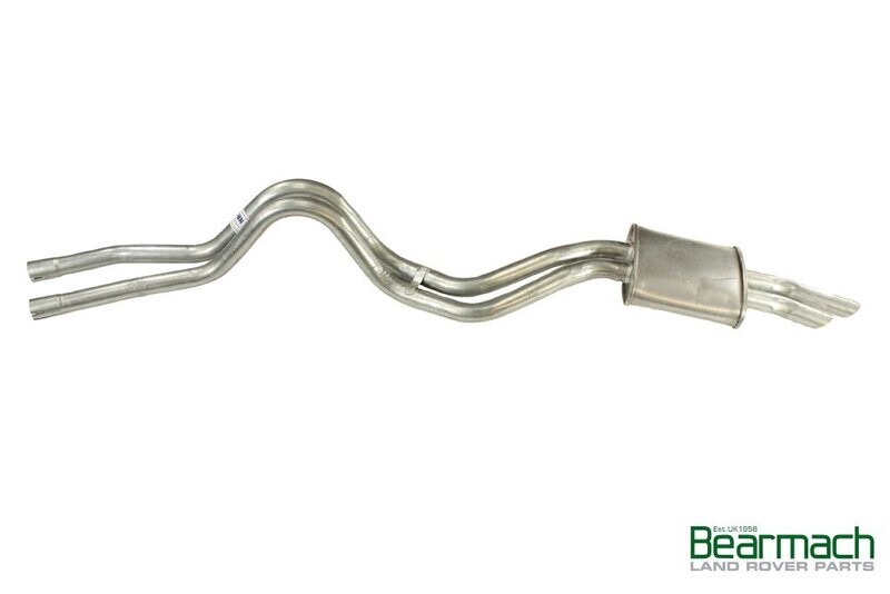 Escape tubo doble, final doble Range Rover Clasic V8 Carburación REF nrc1974