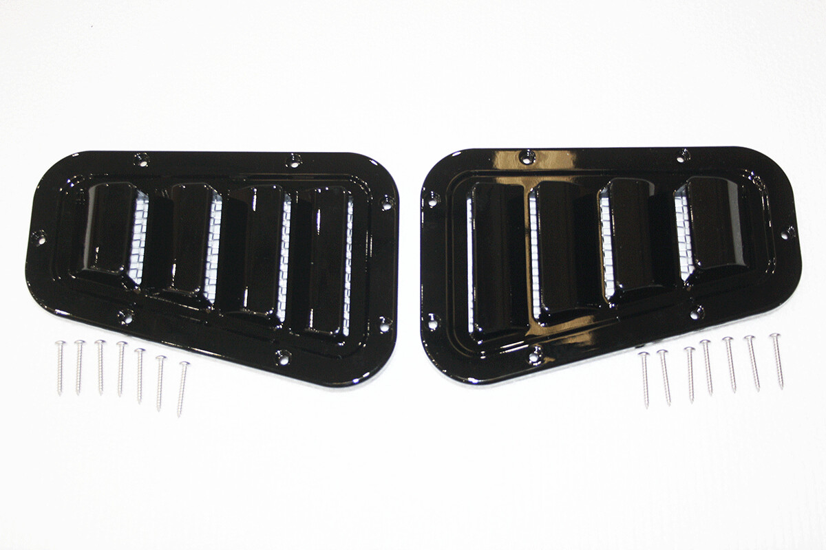 Juego tapas aleta arriba negros Land Rover Defender REF tf272gf