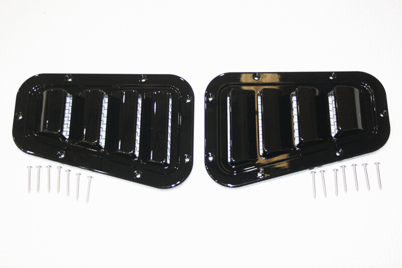 Juego tapas aleta arriba negros Land Rover Defender REF tf272gf