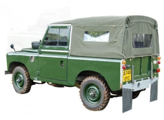 Lona techo con ventanas laterales y trasera Land Rover Santana 88. REF EXT250-6KHC