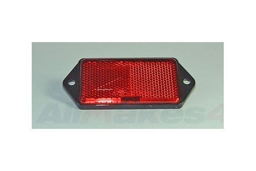 Reflectante rojo rectangular para atornillar Land Rover Defender