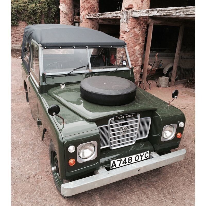 Lona techo con ventanas laterales y trasera Land Rover Santana 88. REF ext250-9bkc