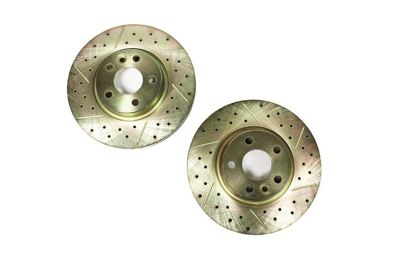 Disco freno delantero taladrado ranurado Land Rover Freelander 2 REF lr007055cdg
