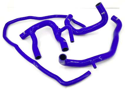 Kit de manguitos de silicona Azul de radiador Land Rover  Defender , modelo TD5 . REF hsh4572