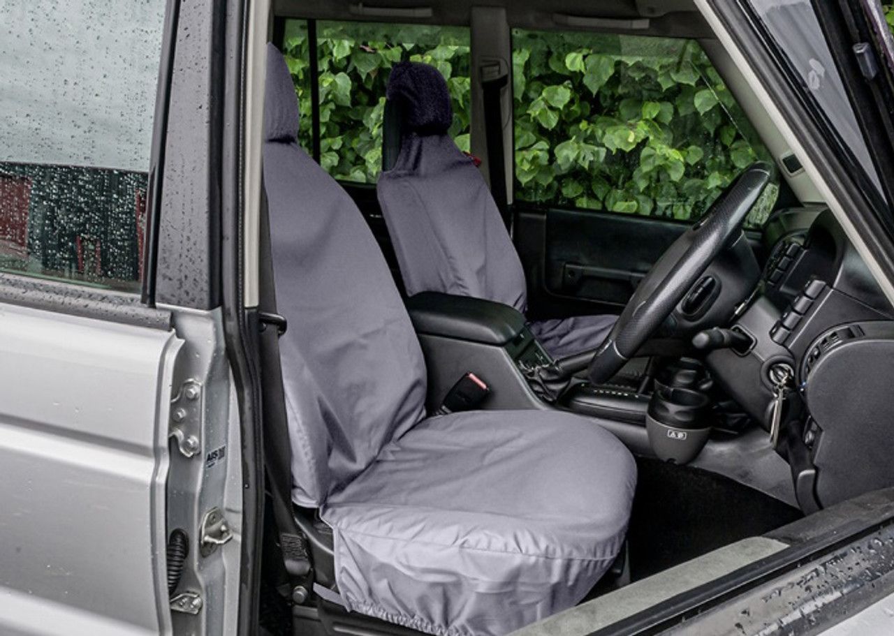 Juego fundas impermeables asientos delanteros  gris Land Rover Discovery 2  REF DA3662GREY