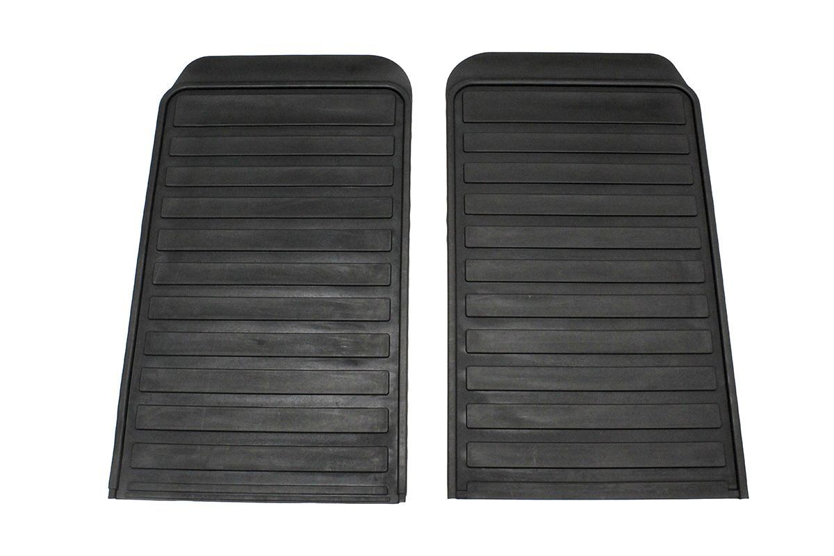 Juego de Alfombrillas de goma de  2ª  fila , para Land Rover Defender modelo 110 .  ref. VPLDS0677