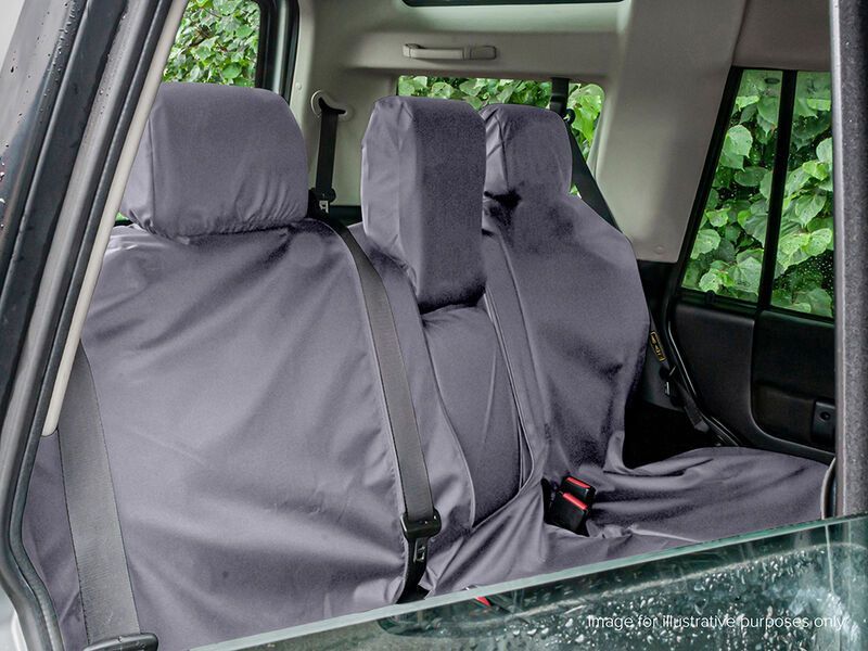 Juego fundas impermeables asientos de 2ª fila  gris Land Rover Discovery 2  REF DA3663GREY