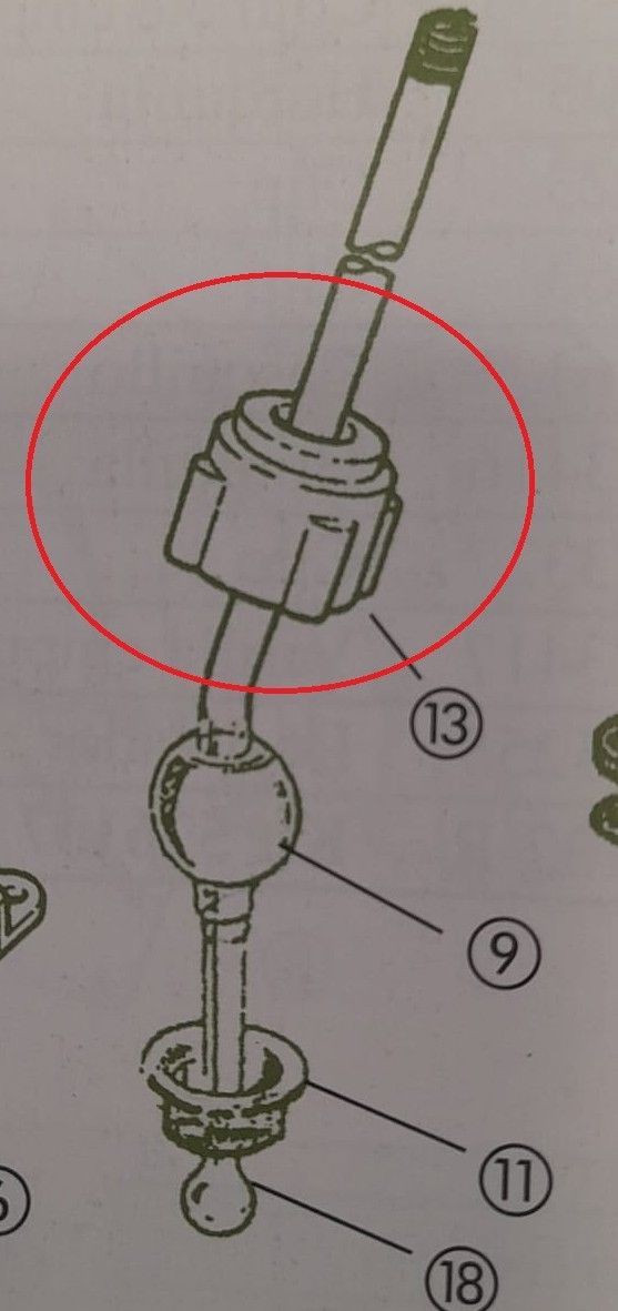 Alojamiento bola palanca de cambios, de Land Rover Serie 2, 3 Santana motor 2.25 y 2.5 , 4 velocidades REF 219714