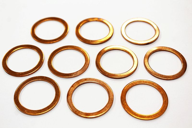 Junta tapon vaciado aceite caja cambios  4 vel. Land Rover Santana Serie 2, 3 REF FRC4809