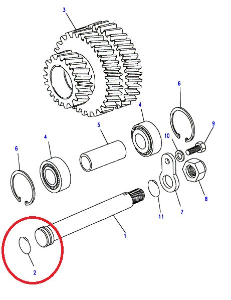 Torica eje intermedio transfer Land Rover Defender, Land Rover Discovery 1 y 2. ref. FRC8292 Torica eje intermedio transfer Land Rover Defender, Land Rover Discovery 1 y 2. ref. FRC8292