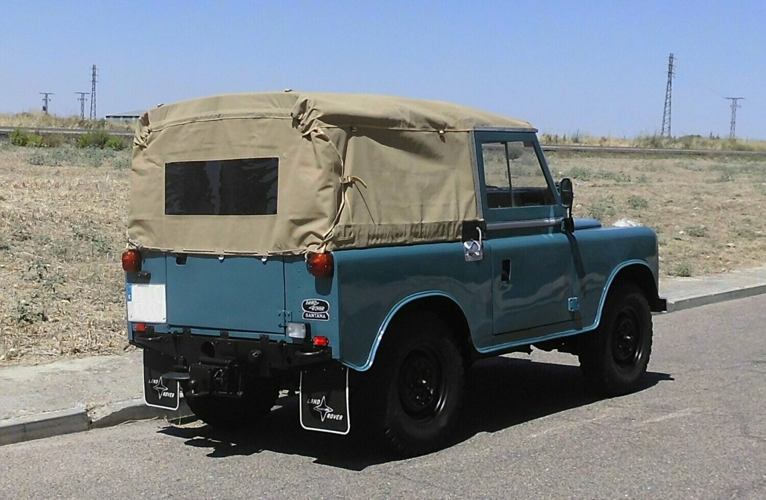 Lona techo con ventana trasera Land Rover Santana 88 REF 331110AE