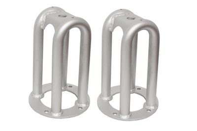 Torretes tubulares para amortiguadores delanteros altura estandar galvanizados de Land Rover Defender, Discovery 1, Range Rover clasic