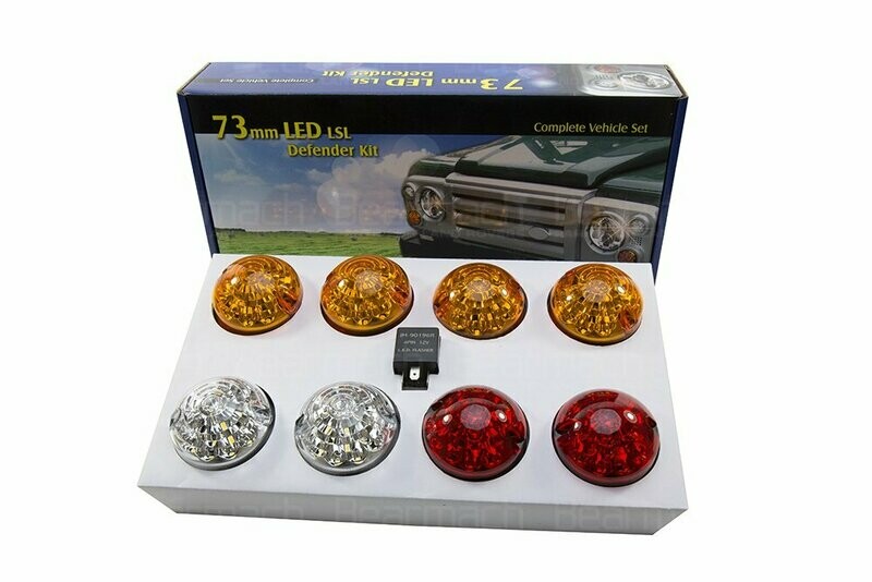 OFERTA!!! Kit pilotos 73mm en colores Land Rover Defender Led REF BA 9719BM