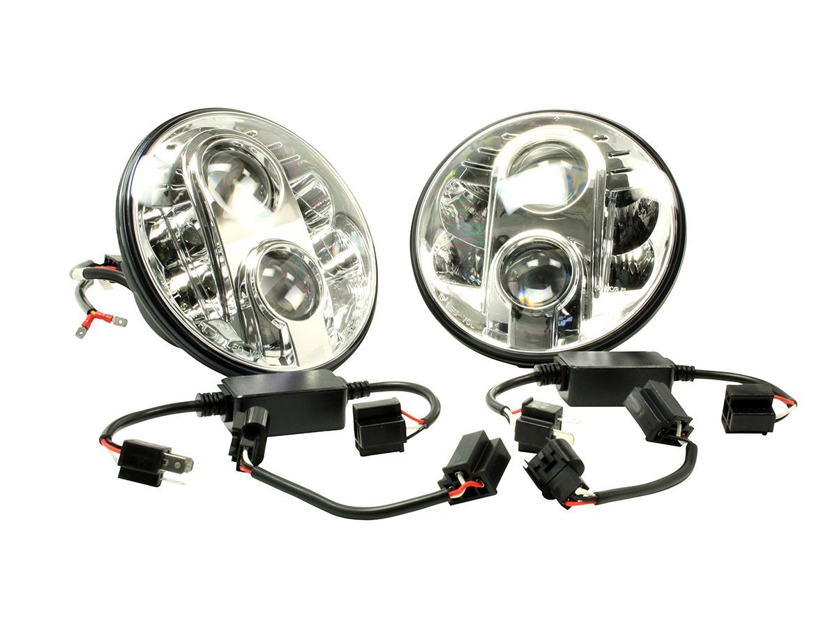 OFERTA!!!  Ultimas unidades.  Faros Led Land Rover Defender Range Rover Clasic REF BA 070LEDL
