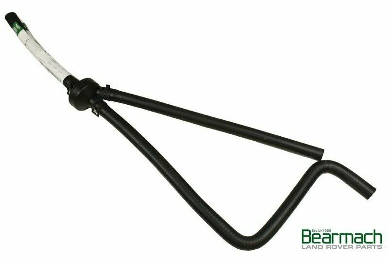 Manguito vaso expansión con la valvula de unión, Range Rover Clasic 300 TDI , Discovery 1 300TDI y Defender 300 TDI REF PCH117840