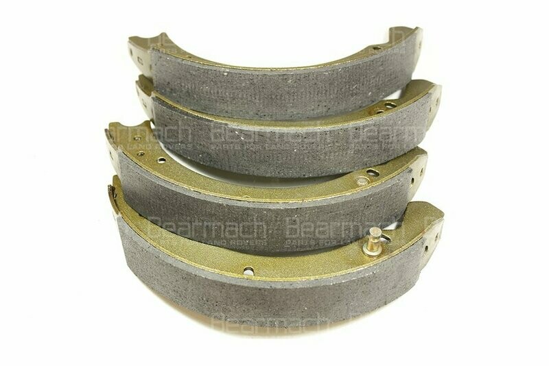 Zapatas freno delantero y trasero Land Rover Serie 2, 3 Santana modelo 88 medida (254x40) . Defender 90 200tdi  ref. STC2796