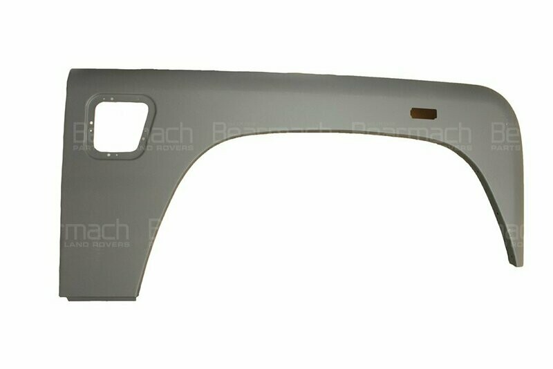 Aleta lateral derecha Land Rover Defender TD5 y modelos posteriores. Chapa REF ASB710260