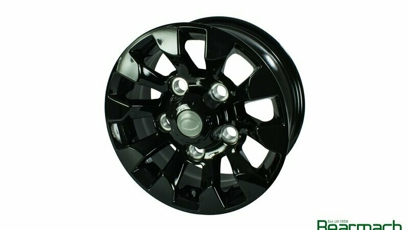 Llantas 18" Sawtooth X Tech Alloy , Land Rover Defender, Discovery serie 1, Range Rover Clasic. Negro REF GA6548