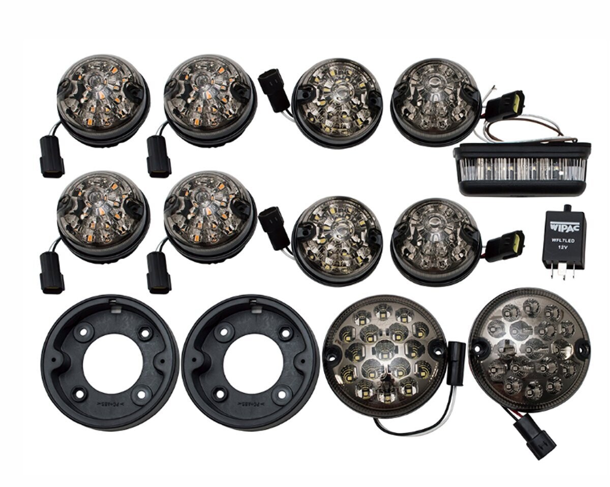 Kit pilotos Land Rover Defender Led completo ahumados REF gl1577sm Kit pilotos Land Rover Defender Led completo ahumados REF gl1577sm