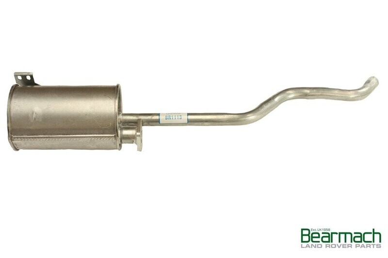 Escape silencioso tramo final Land Rover 88 desde 5/1976 Land Rover 109 Land Rover Serie 2, 3 REF 598540