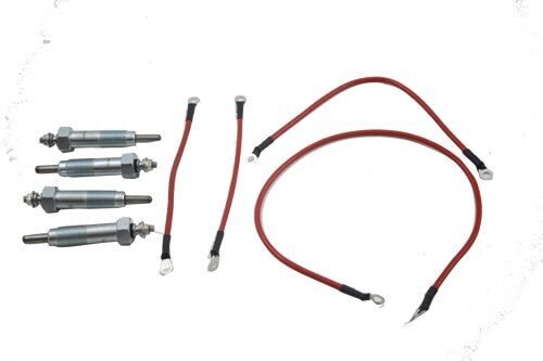kit Calentadores con cables de Land Rover Serie 2, 3 Santana motor 2.25 mejorado tipo lápiz kit Calentadores con cables de Land Rover Serie 2, 3 Santana motor 2.25 mejorado tipo lápiz