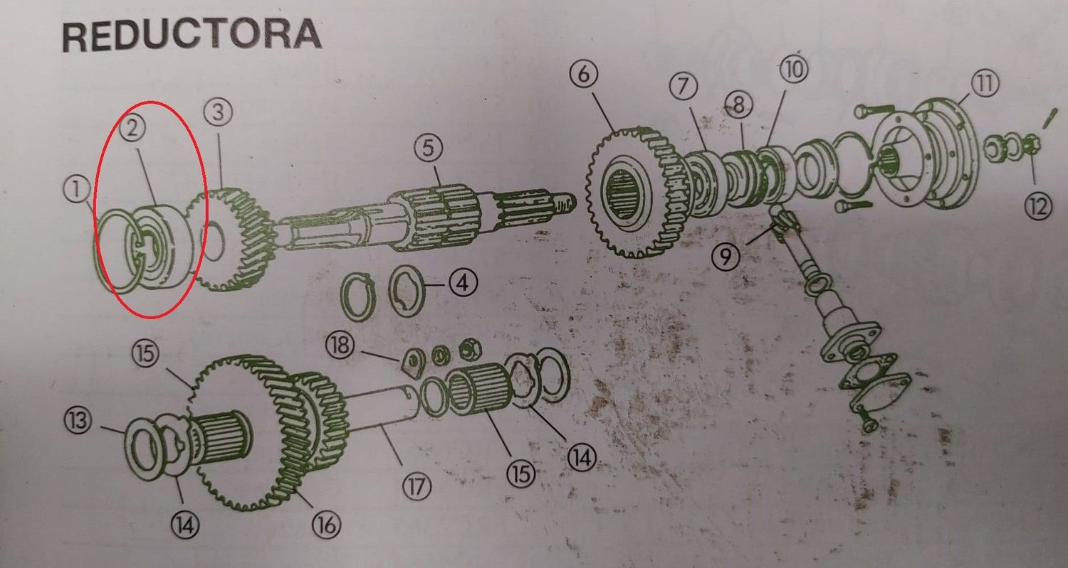 RODAMIENTO CAJA CANBIOS LAND ROVER Series, Ref. 217490 RODAMIENTO CAJA CANBIOS LAND ROVER Series, Ref. 217490