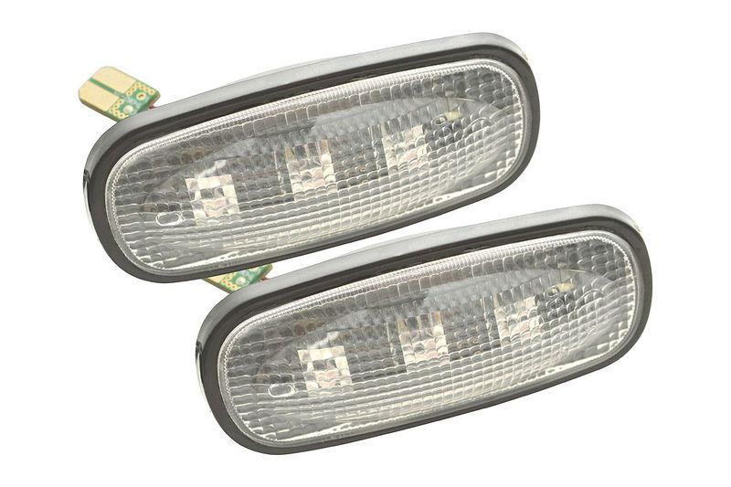 Intermitentes laterales blanco LED , pareja, para Land Rover Defender Land Rover Freelander Discovery 2 REF xgb100310led
