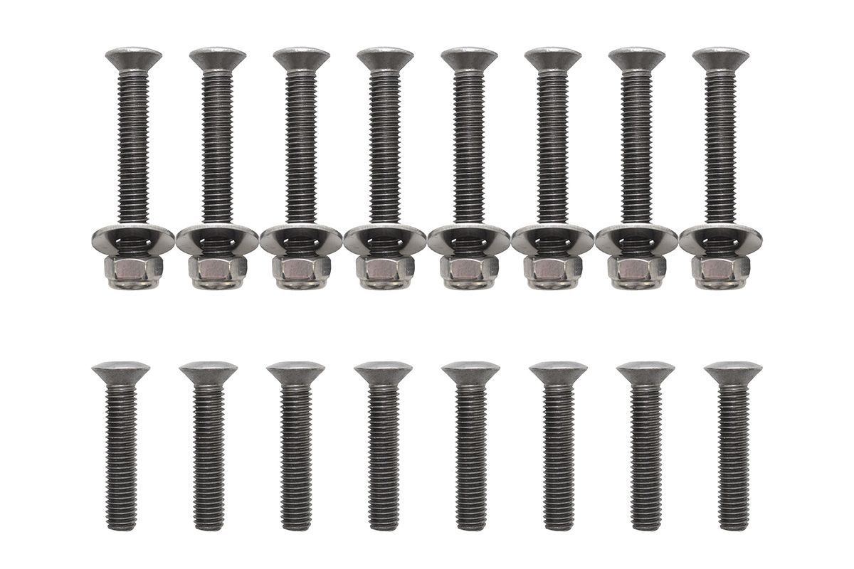 Kit de tornillos para 4 Bisagras, acero inoxidable, puertas delanteras, LR Defender Puma  2007-  REF GA1132P