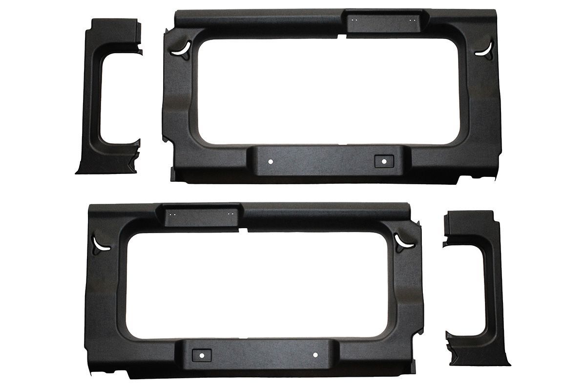 Paneles traseros interiores color negro Land Rover Defender 110 REF TF2750 Paneles traseros interiores color negro Land Rover Defender 110 REF TF2750