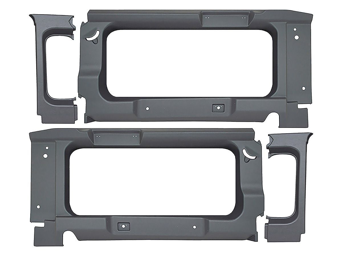 Paneles traseros interiores color gris oscuro Land Rover Defender 90 REF TF2751 Paneles traseros interiores color gris oscuro Land Rover Defender 90 REF TF2751
