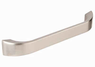 Strap bar handle, Brushed steel