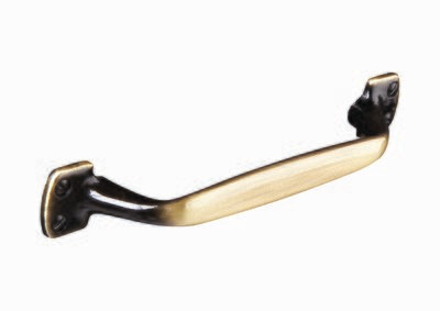 Shaker handle, Brass