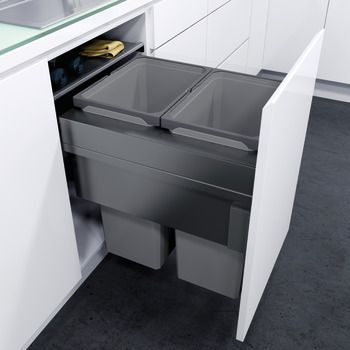 Pull Out Waste Bin, 500 mm, Vauth-Sagel VS ENVI Space XX Pro S / Pro