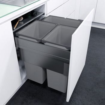 Pull Out Waste Bin, 600 mm, Vauth-Sagel VS ENVI Space XX Pro S / Pro
