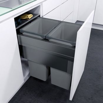 Pull Out Waste Bin, 450 mm, Vauth-Sagel VS ENVI Space XX Pro S / Pro