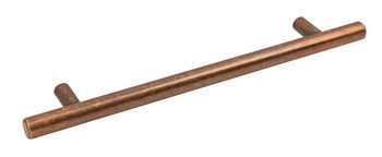 Bar Handle, Steel, Ø 12 mm,  Bartram Antique copper