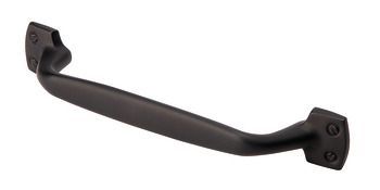 D Pull Handle, Zinc Alloy, Fixing Centres 96 mm, Knightsbridge Matt black