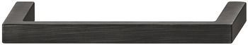 D Pull Handle, Zinc Alloy,  Brushed black