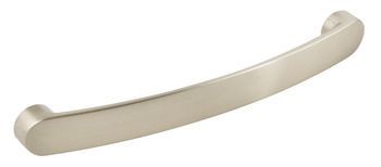 D Pull Handle, Zinc Alloy, Fixing Centres 160 mm, Harrington Stainless steel effect