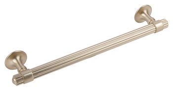 Pull Handle, Zinc Alloy, Fixing Centres 160 mm, Crawford Golden champagne