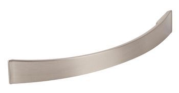 Bow Handle, Zinc Alloy, Fixing Centres 128 mm, Odessa Satin nickel