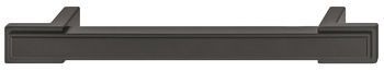 D Pull Handle, Zinc Alloy, Fixing Centres 160 mm, Alberti Model H1930, Matt black finish, RAL 9005